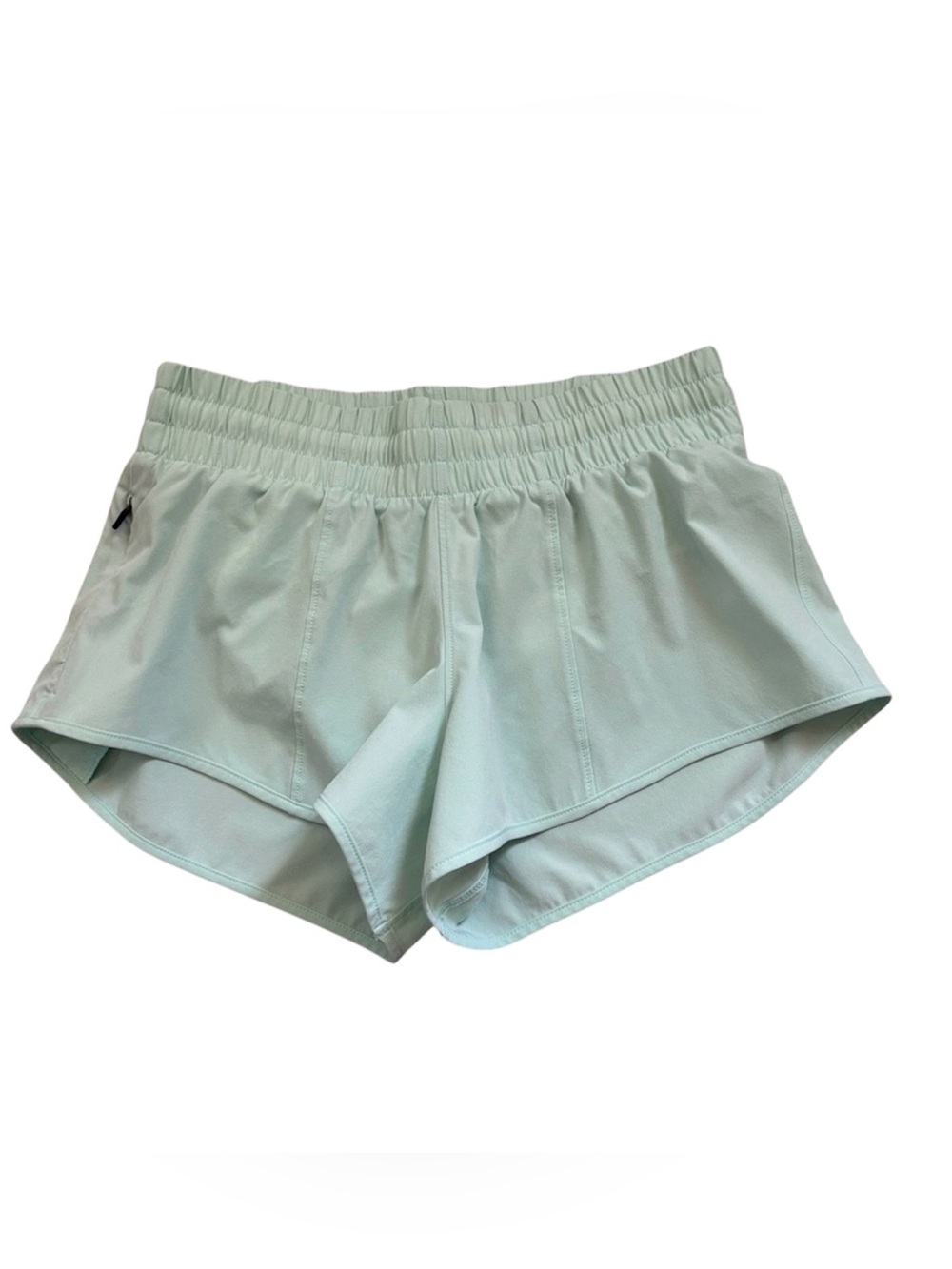 Rabbit Light Green Athletic Shorts With Pocket